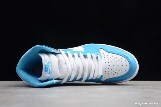 Rep Husky Jordan High OG Air 555088-117 Retro 1 'UNC' 0420